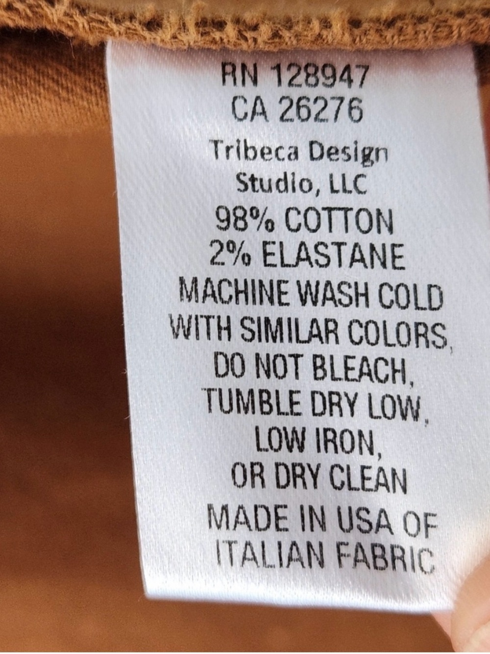 Nili Lotan Shon Tawny Pants Size 2 - Picture 5 of 5